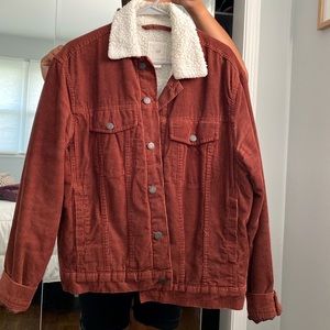 H&M Sherpa corduroy jacket